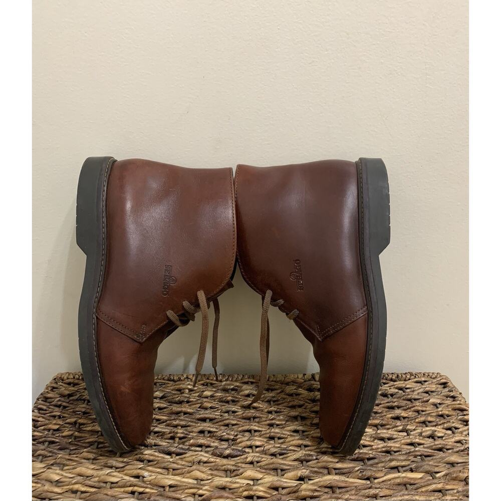 Sebago Drysides Waterproof Leather Chukka Boots Lace-Up Brown Men US10M